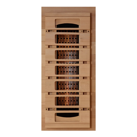 Golden Designs Reserve 2-Person Near Zero EMF Full Spectrum Infrared Sauna (GDI-8020-03)
