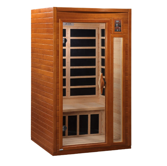 Dynamic Barcelona Elite 1 Person Ultra Low EMF Far Infrared Sauna (DYN-6106-01)