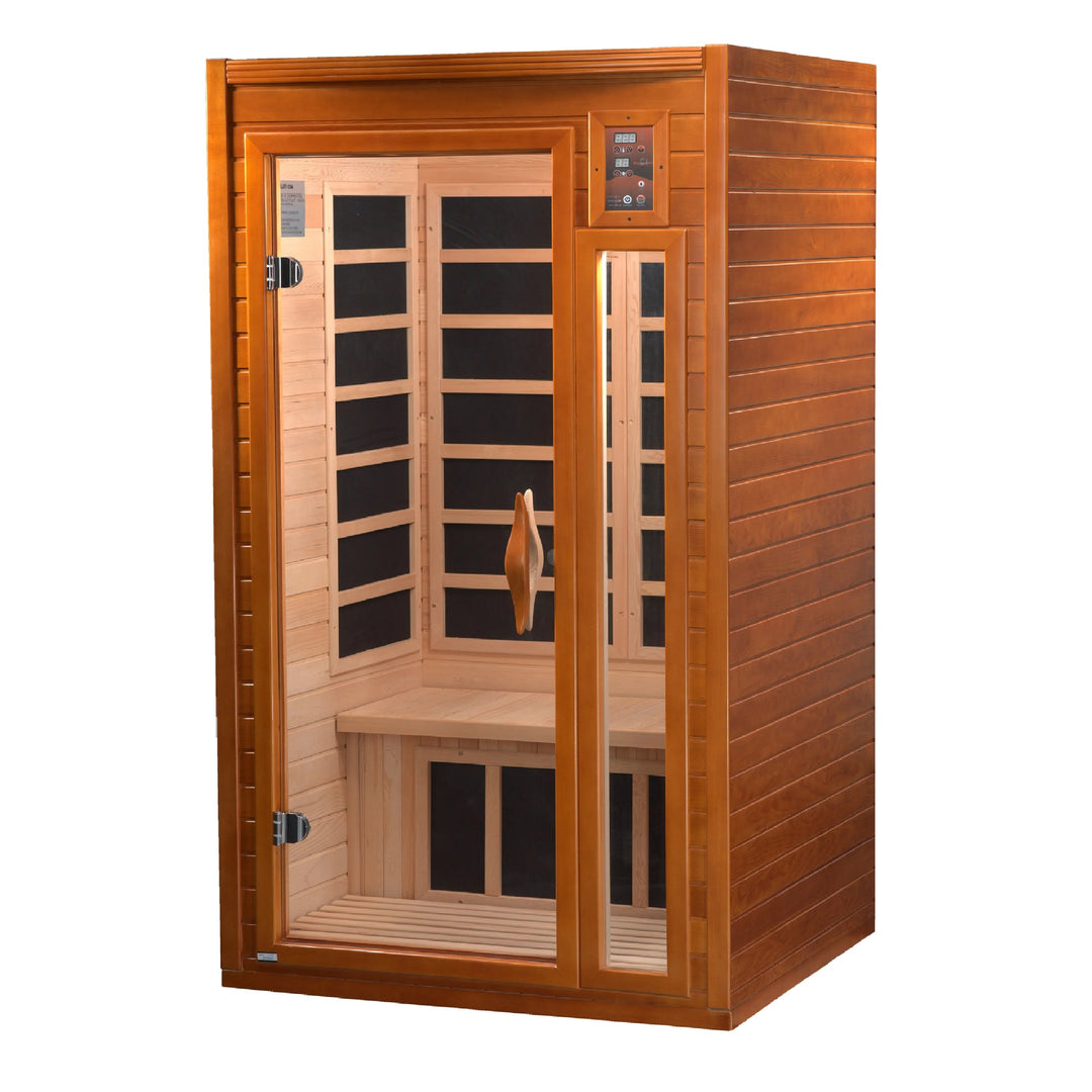 Dynamic Barcelona Elite 1 Person Ultra Low EMF Far Infrared Sauna (DYN-6106-01)