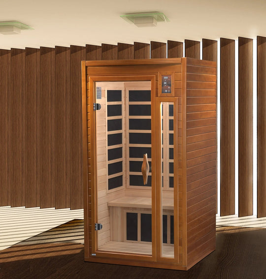 Dynamic Barcelona Elite 1 Person Ultra Low EMF Far Infrared Sauna (DYN-6106-01)