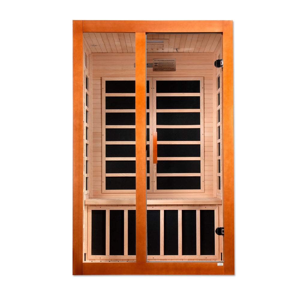 Dynamic Santiago Elite 2 Person Ultra Low EMF FAR Infrared Sauna (DYN-6209-02)