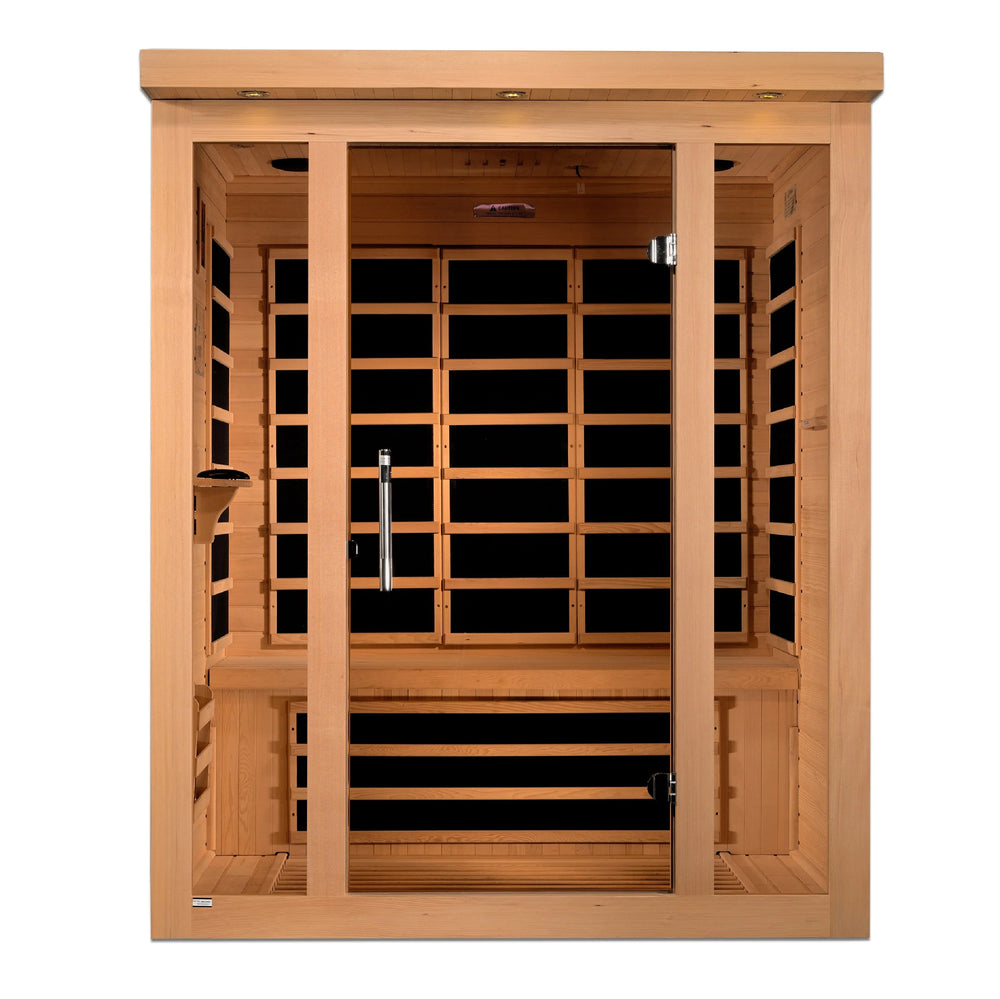 Dynamic Vila Elite Select 3 Person Ultra Low EMF Far Infared Sauna (DYN-6315-02)
