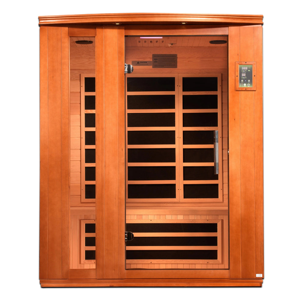Dynamic Lugano Elite 3 Person Ultra Low EMF Far Infrared Sauna (DYN-6336-02)