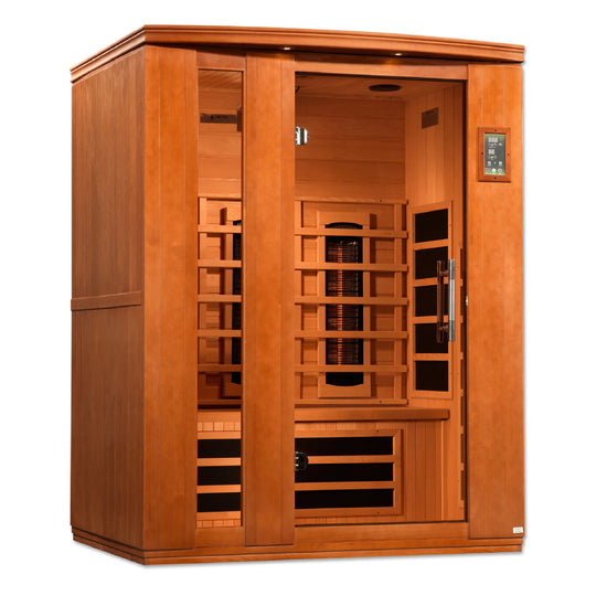 Dynamic Lugano 3 Person Full Spectrum Infrared Sauna – Canadian Hemlock (DYN-6336-03 FS)