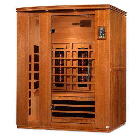 Dynamic Lugano 3 Person Full Spectrum Infrared Sauna – Canadian Hemlock (DYN-6336-03 FS)