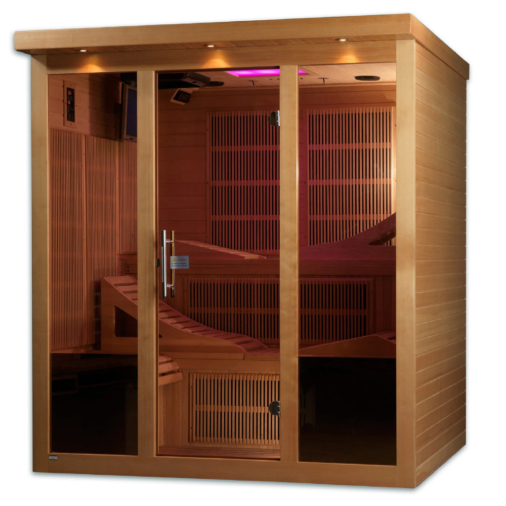 6 Person Near Zero EMF Far Infrared Sauna 6 Person (GDI-6996-01 Elite)