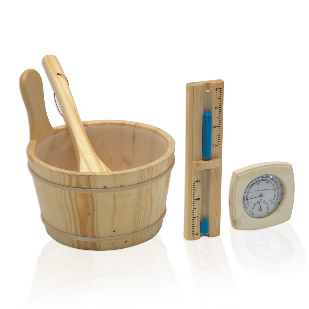 Hanko 2-3 Person Traditional Sauna – Canadian Red Cedar Interior (GDI-7202-01)