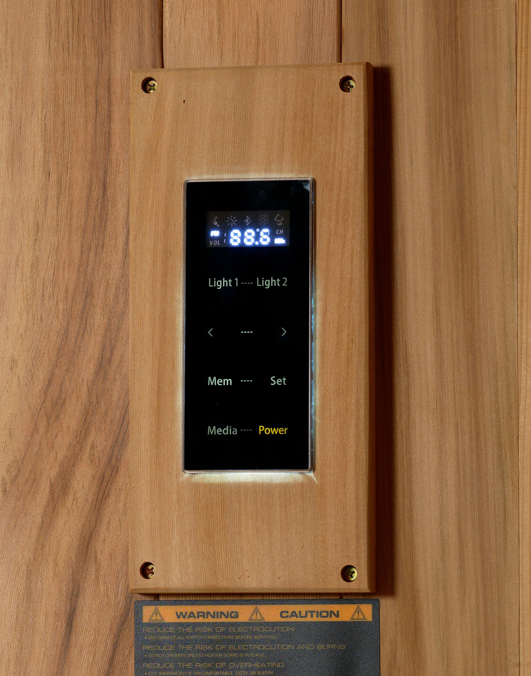 Osla 2025 6 Person Traditional Sauna – Canadian Red Cedar Interior and Pacific Premium Clear Cedar Exterior (GDI-7689-02)