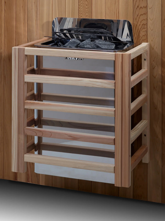 Osla 2025 6 Person Traditional Sauna – Canadian Red Cedar Interior and Pacific Premium Clear Cedar Exterior (GDI-7689-02)