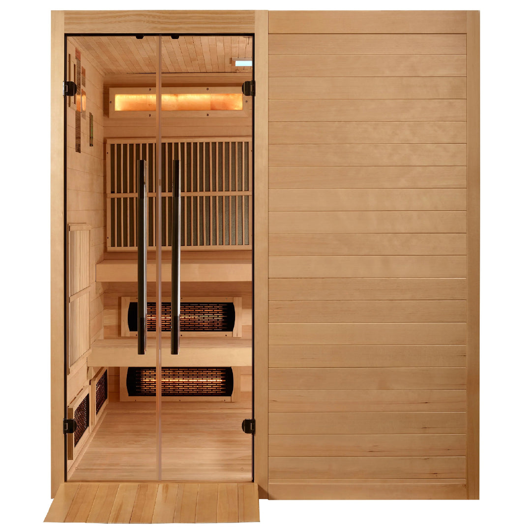 Toledo 6 Person Hybrid Sauna (Indoor). Full Spectrum and Harvia Traditional Stove (GDI-8360-01)