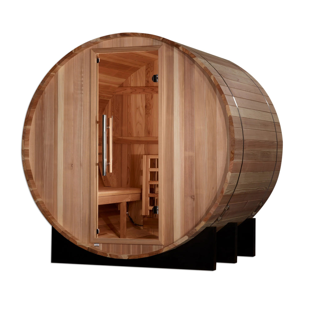 St. Moritz 2 Person Barrel Traditional Sauna – Pacific Cedar (GDI-B002-01)