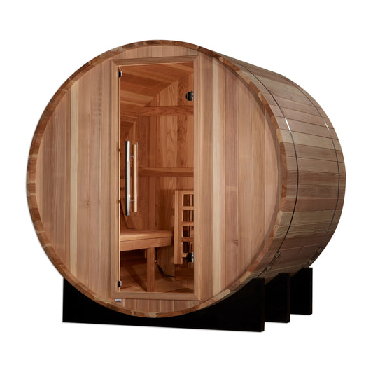 St. Moritz 2 Person Barrel Traditional Sauna – Pacific Cedar (GDI-B002-01)