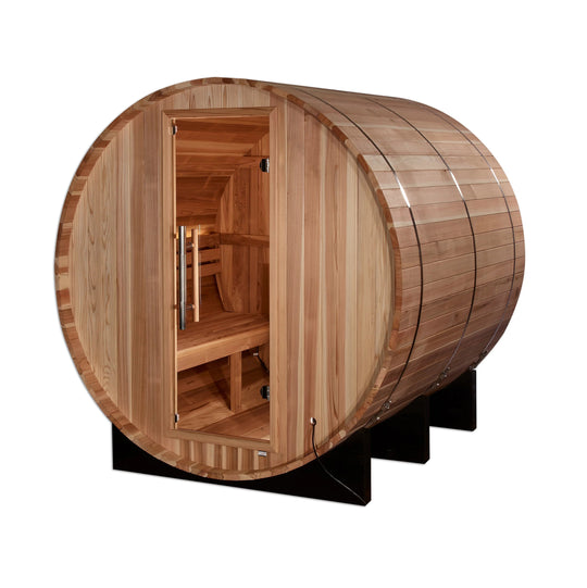 Arosa 4 Person Barrel Traditional Sauna – Pacific Cedar (GDI-B004-01)