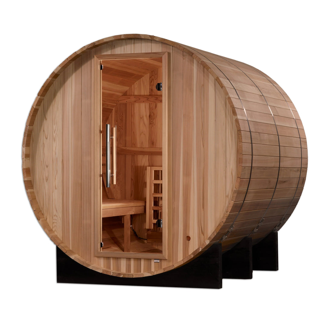 Arosa 4 Person Barrel Traditional Sauna – Pacific Cedar (GDI-B004-01)