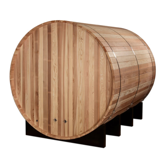Klosters 6 Person Barrel Traditional Sauna – Pacific Cedar (GDI-B006-01)