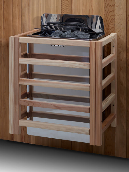 Bergen 6 Person Outdoor-Indoor Traditional Sauna – Canadian Red Cedar Interior (GDI-8206-01)
