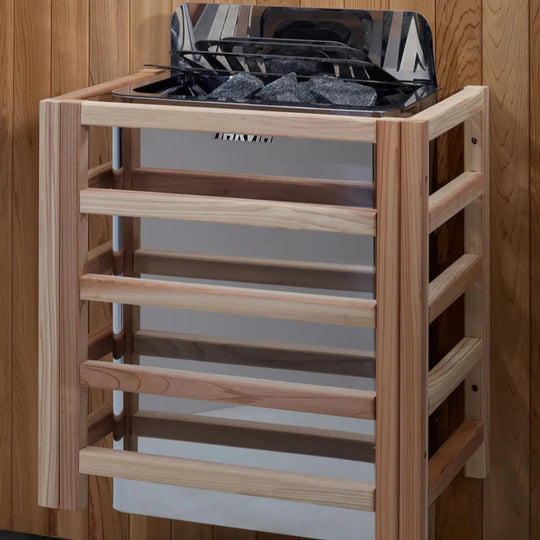 Savonlinna 3 Person Outdoor Traditional Sauna – Canadian Red Cedar Interior (GDI-8503-01)