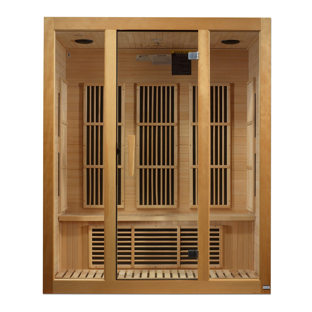 Maxxus Bellevue 3 Person Low EMF Far Infrared Sauna (MX-J306-01)