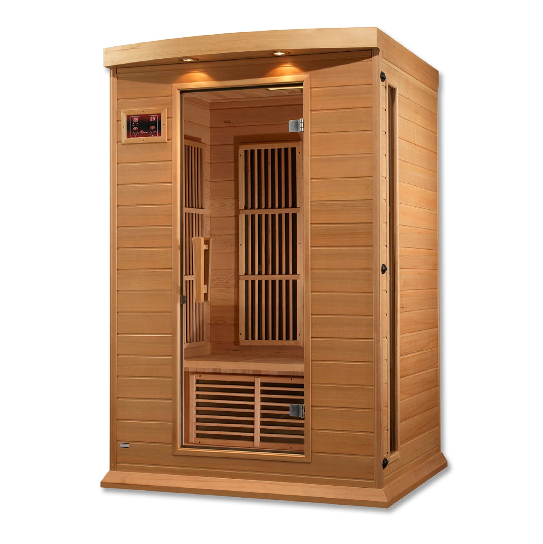Maxxus 2 Person Low EMF Far Infrared Sauna - Canadian Hemlock (MX-K206-01)