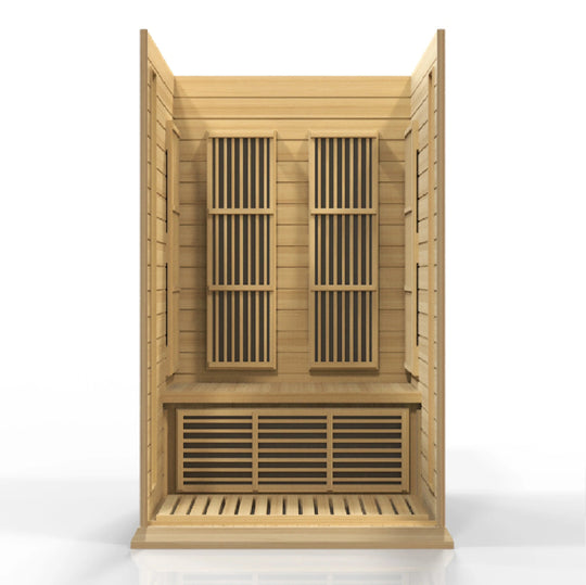 Maxxus 2 Person Low EMF Far Infrared Sauna - Canadian Hemlock (MX-K206-01)