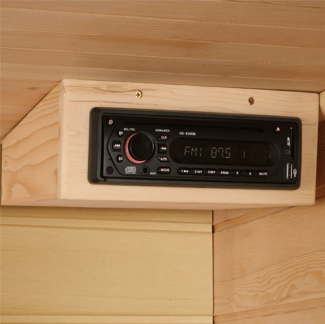 Maxxus 2 Person Low EMF Far Infrared Sauna - Canadian Hemlock (MX-K206-01)