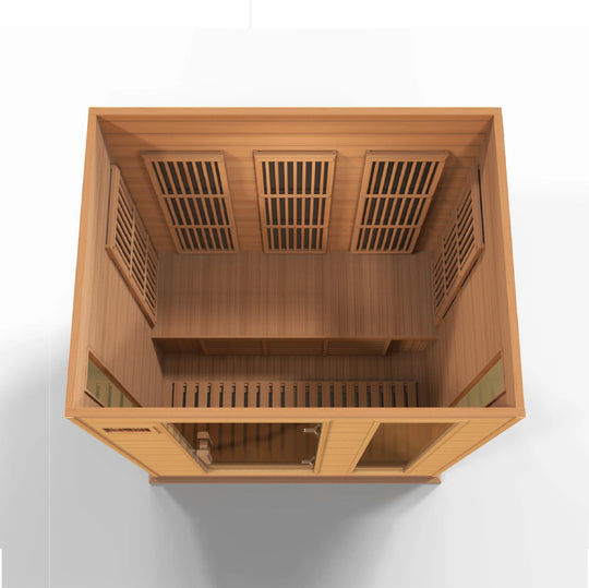 Maxxus 3 Person Low EMF Far Infrared Sauna 3 Person - Canadian Red Cedar (MX-K306-01-CED)
