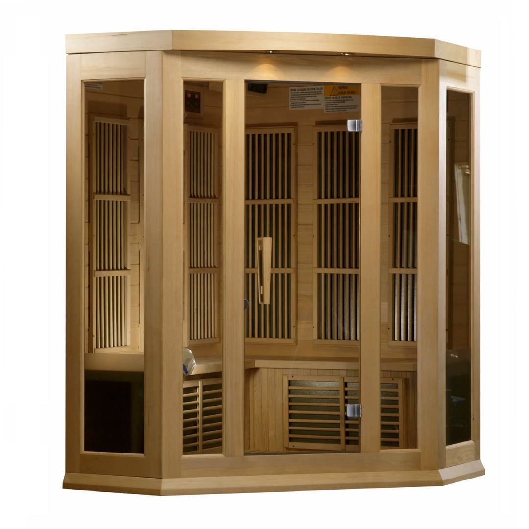 Maxxus Low EMF FAR Infrared Sauna - Canadian Hemlock (MX-K356-01)