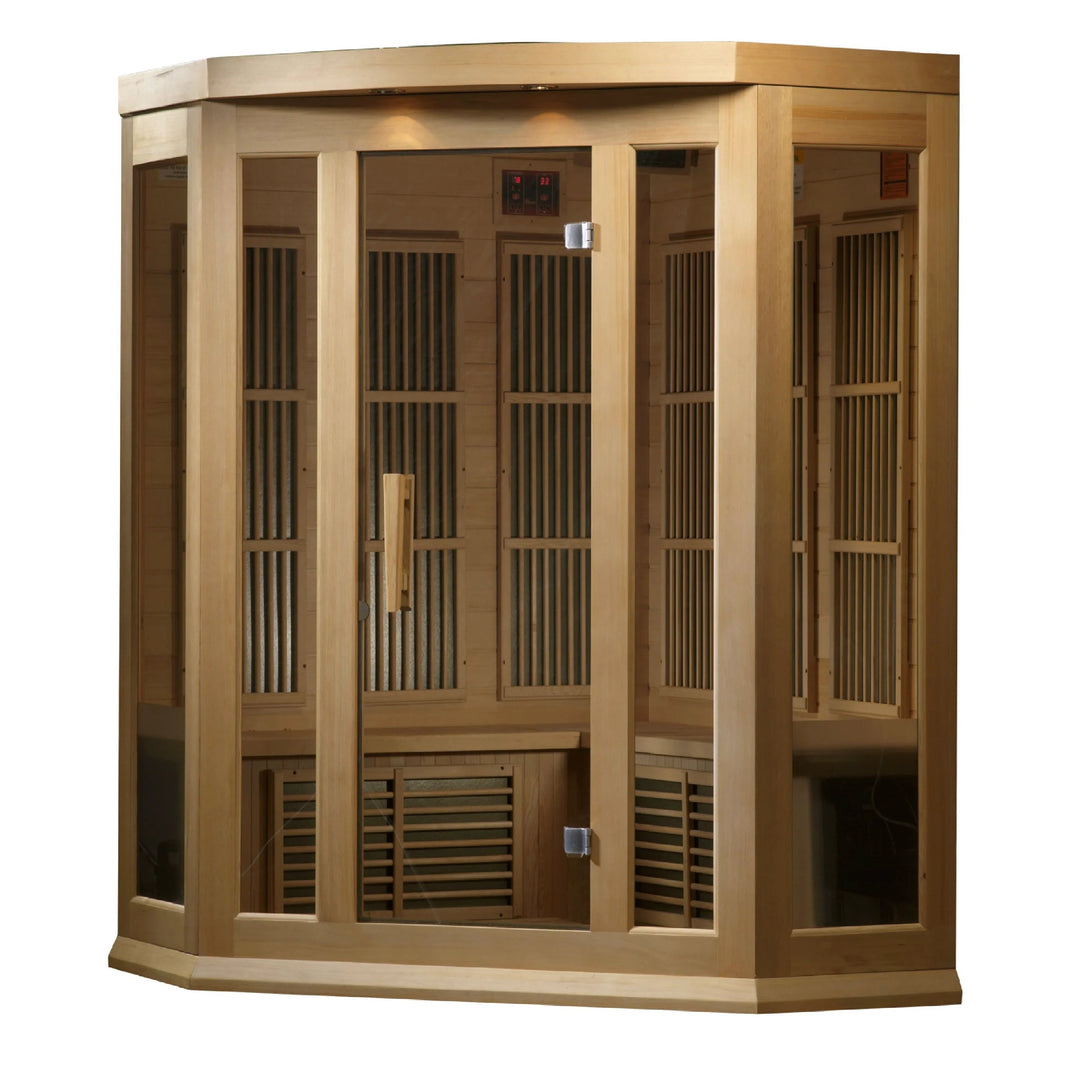 Maxxus Low EMF FAR Infrared Sauna - Canadian Hemlock (MX-K356-01)