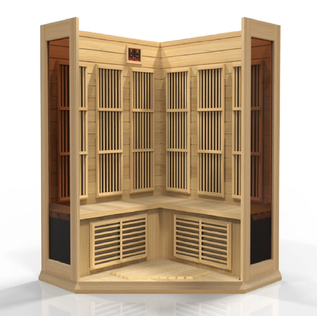 Maxxus Low EMF FAR Infrared Sauna - Canadian Hemlock (MX-K356-01)