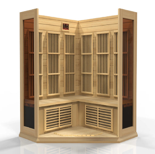 Maxxus Low EMF FAR Infrared Sauna - Canadian Hemlock (MX-K356-01)