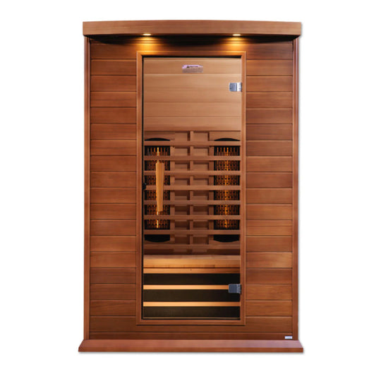 Maxxus 2 Person Full Spectrum Infrared Sauna – Canadian Red Cedar (MX-M206-01-FS CED)