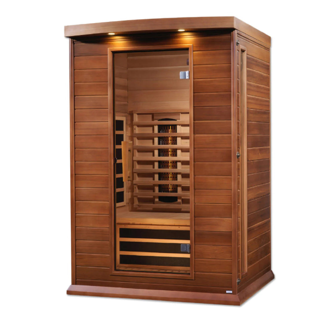 Maxxus 2 Person Full Spectrum Infrared Sauna – Canadian Red Cedar (MX-M206-01-FS CED)
