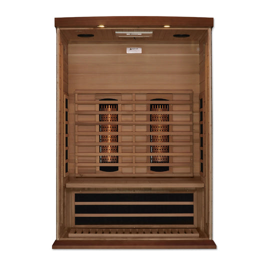 Maxxus 2 Person Full Spectrum Infrared Sauna – Canadian Red Cedar (MX-M206-01-FS CED)