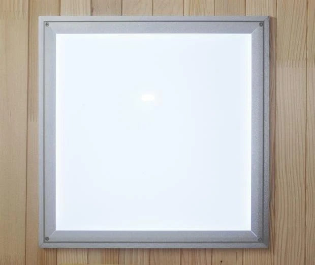 Maxxus 3 Person Corner Near Zero EMF FAR Infrared Sauna – Canadian Hemlock (MX-K356-01-ZF)